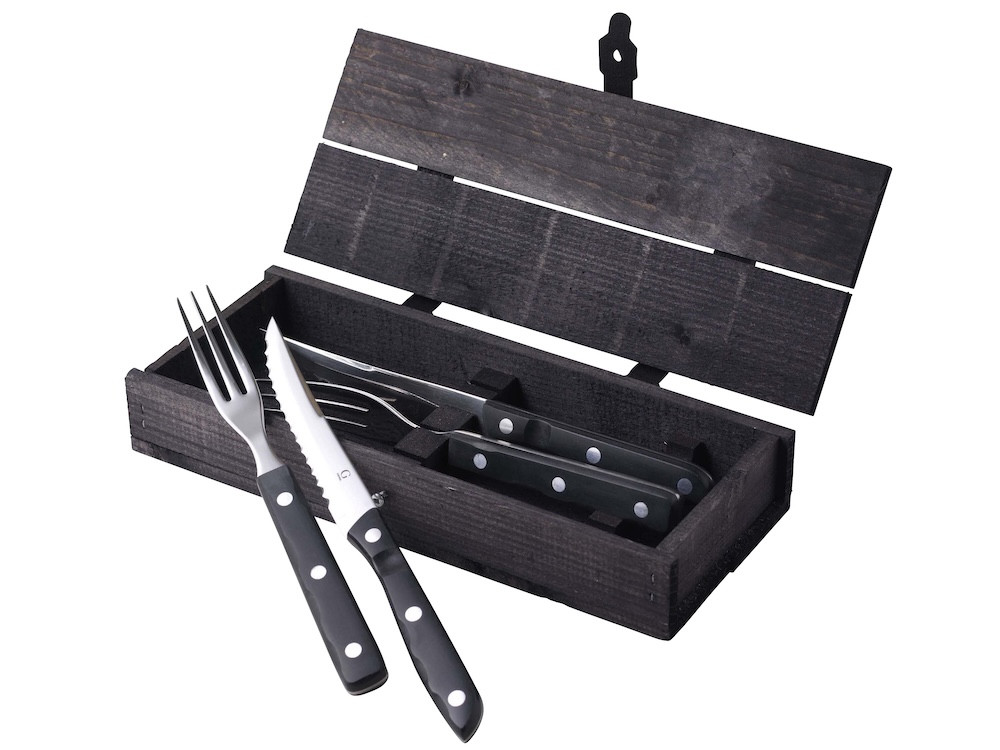 Gense Steakové příbory Old Farmer Black 4 ks