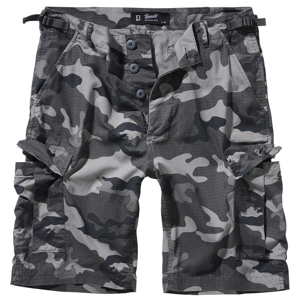 Kraťasy US BDU rip-stop GREY CAMO vel. 5XL