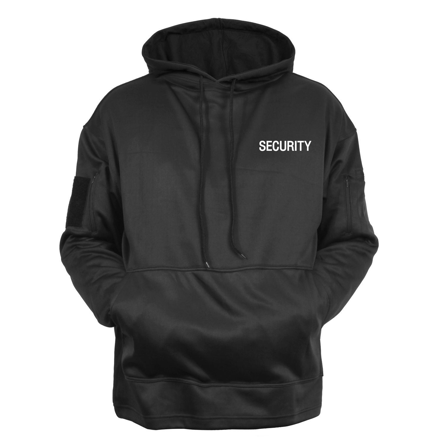 Mikina SECURITY s kapucí ČERNÁ vel. XL