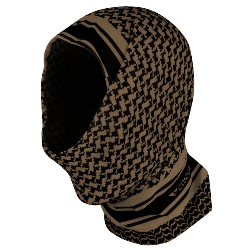 CONDOR OUTDOOR šátek MULTI-WRAP multifunkční SHEMAGH COYOTE BROWN