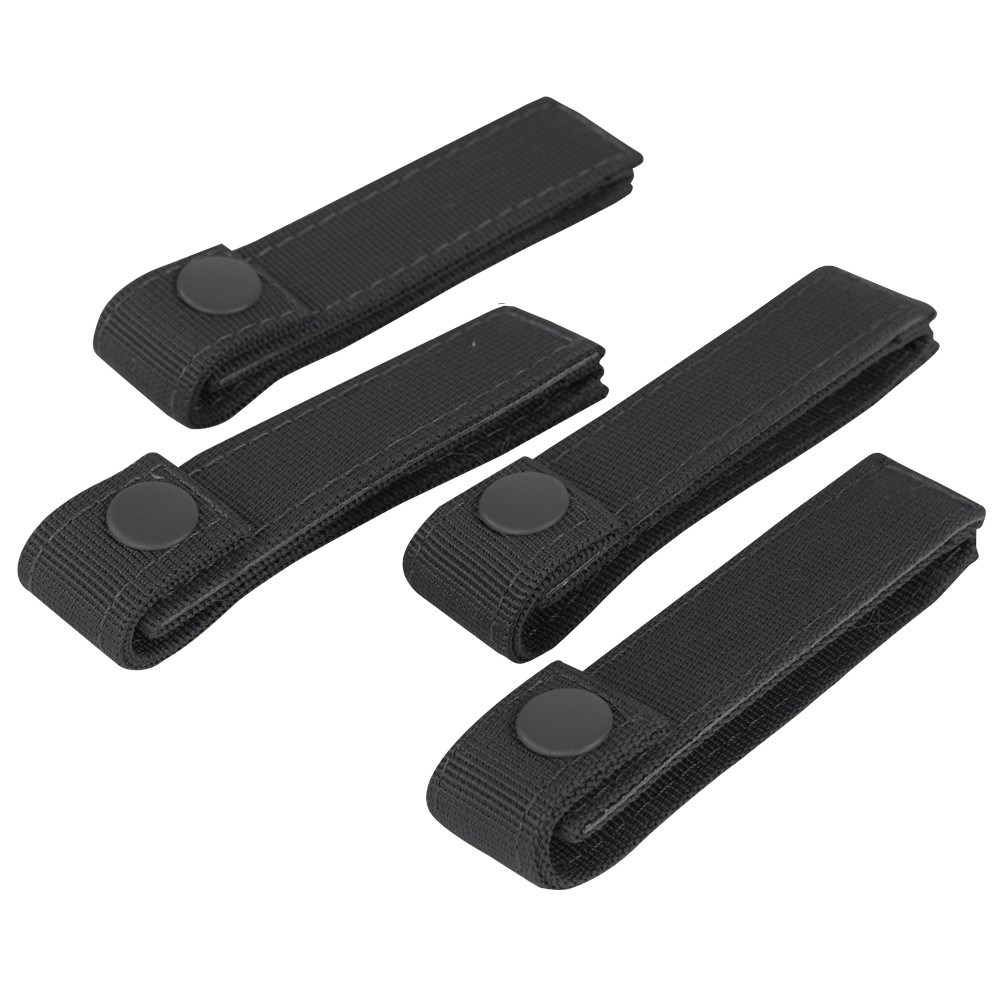 CONDOR OUTDOOR poutka pro upevnění výstroje MODULAR 10cm/4ks ČERNÉ