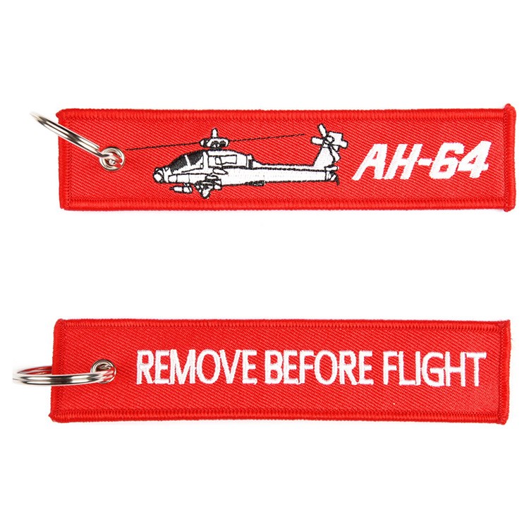 FOSTEX klíčenka REMOVE BEFORE FLIGHT / AH-64