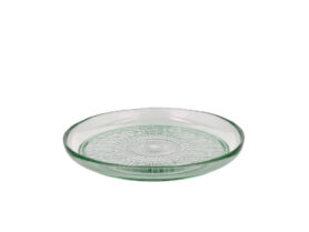 Bitz Skleněný talíř Kusintha 25 cm Green