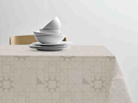 Södahl Kuchyňský ubrus 140x270 Star Damask Beige