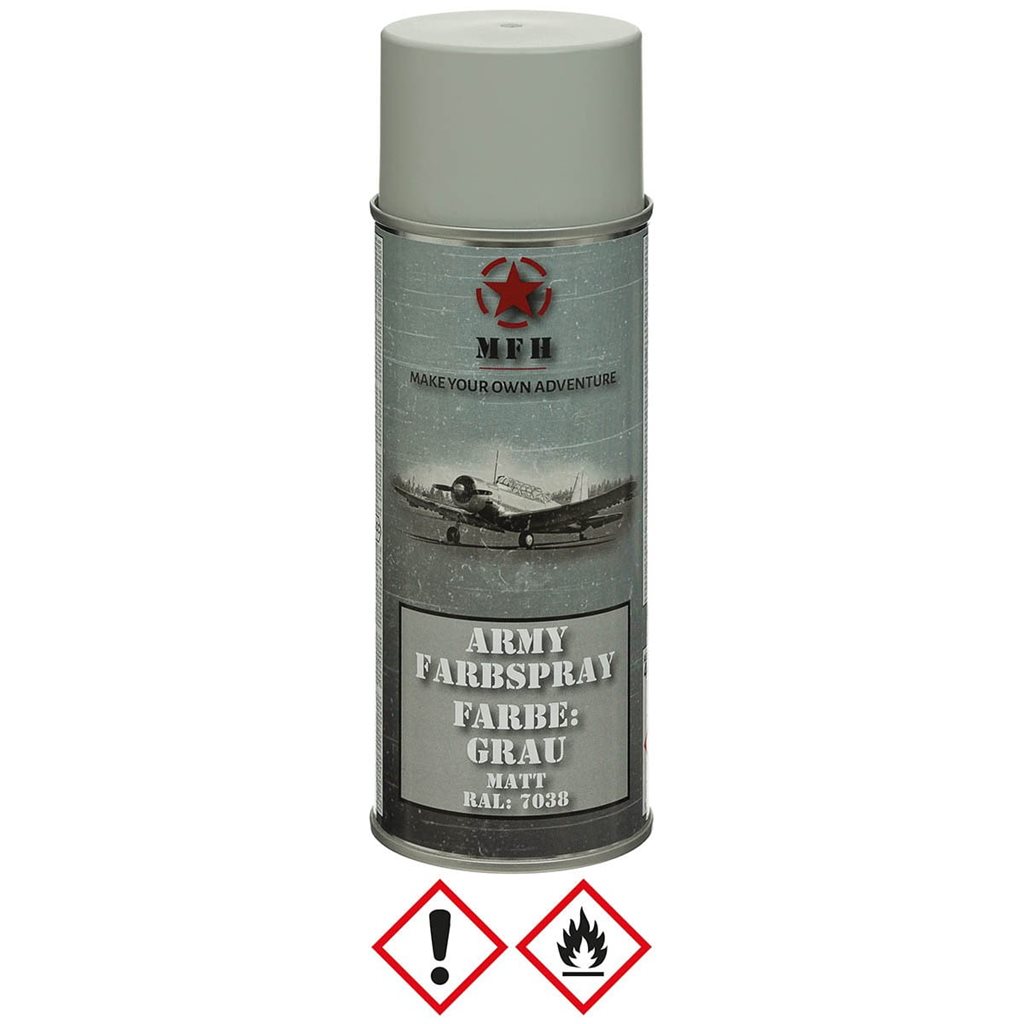 MFH barva ARMY ve spreji 400ml ŠEDÁ