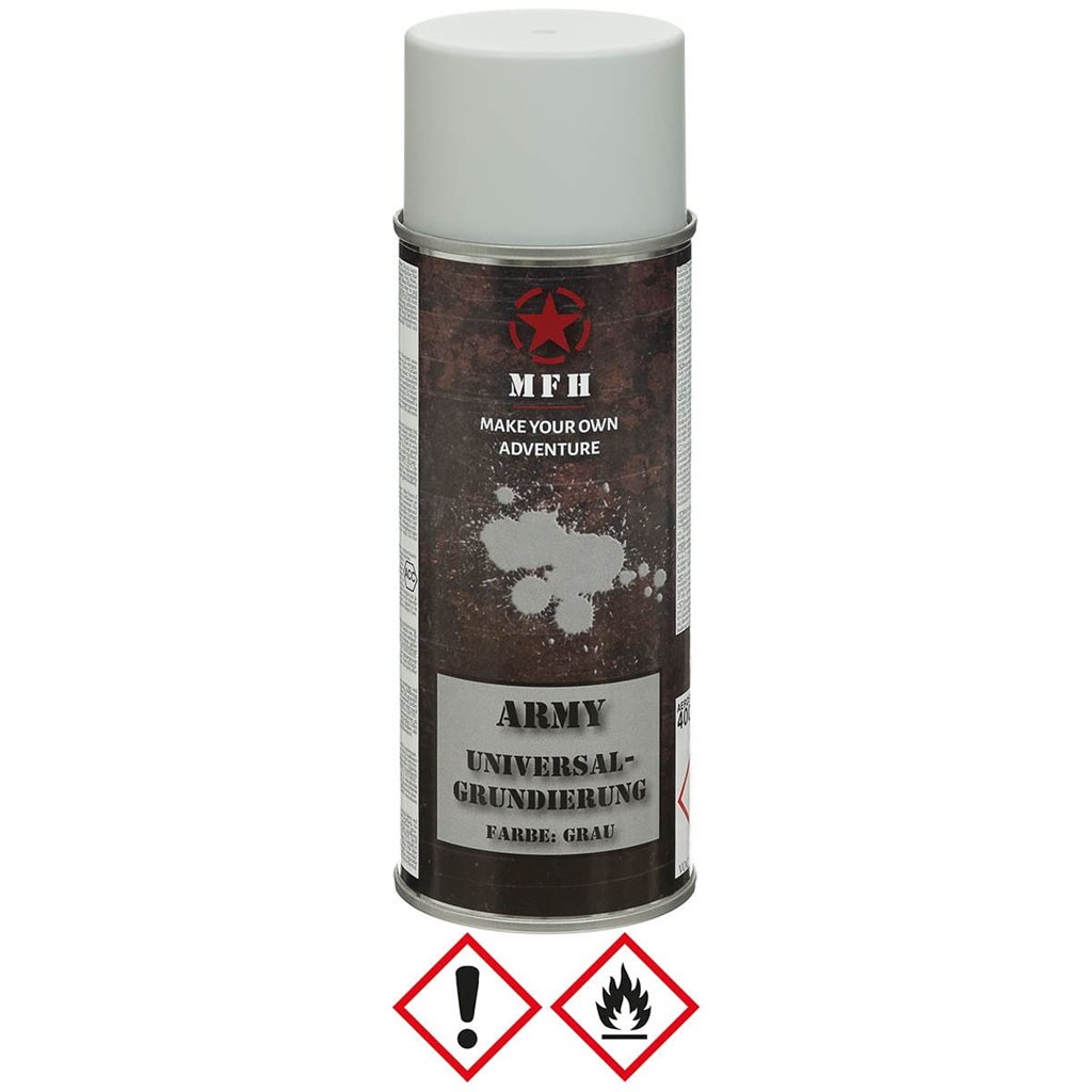 MFH barva ARMY ve spreji 400ml UNIVERZÁLNÍ ZÁKLADNÍ NÁTĚR