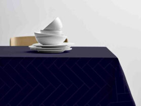 Södahl Kuchyňský ubrus 140x320 Tiles Damask Indigo