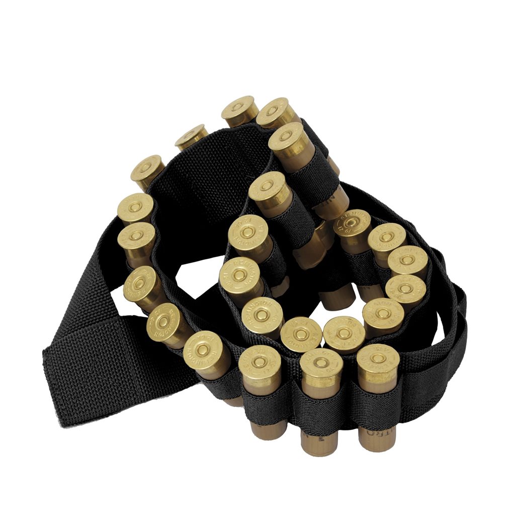 ROTHCO pás BANDOLIER na náboje do brokovnice ČERNÝ