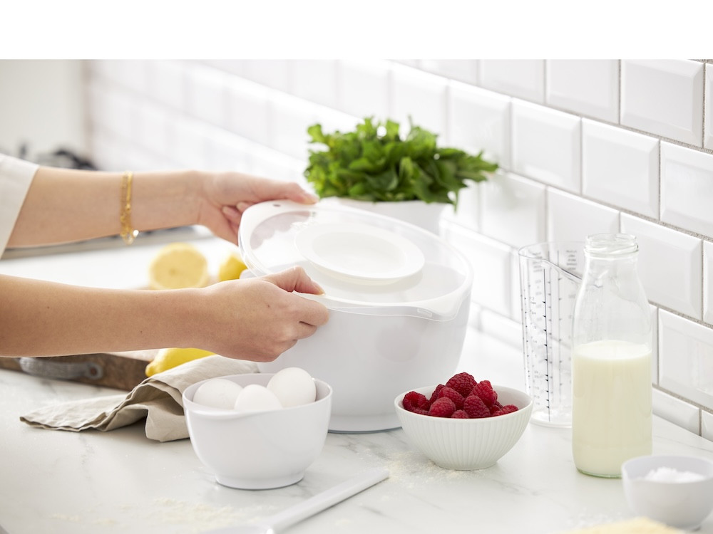 Rosti Kuchyňská mísa Margrethe s ochranným víčkem 3L White - Obrázek 2