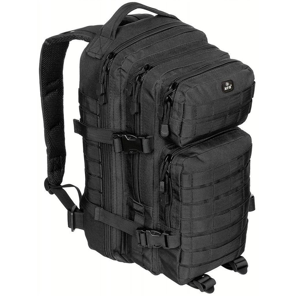 MFH batoh ASSAULT I malý 30 ltr. ČERNÝ