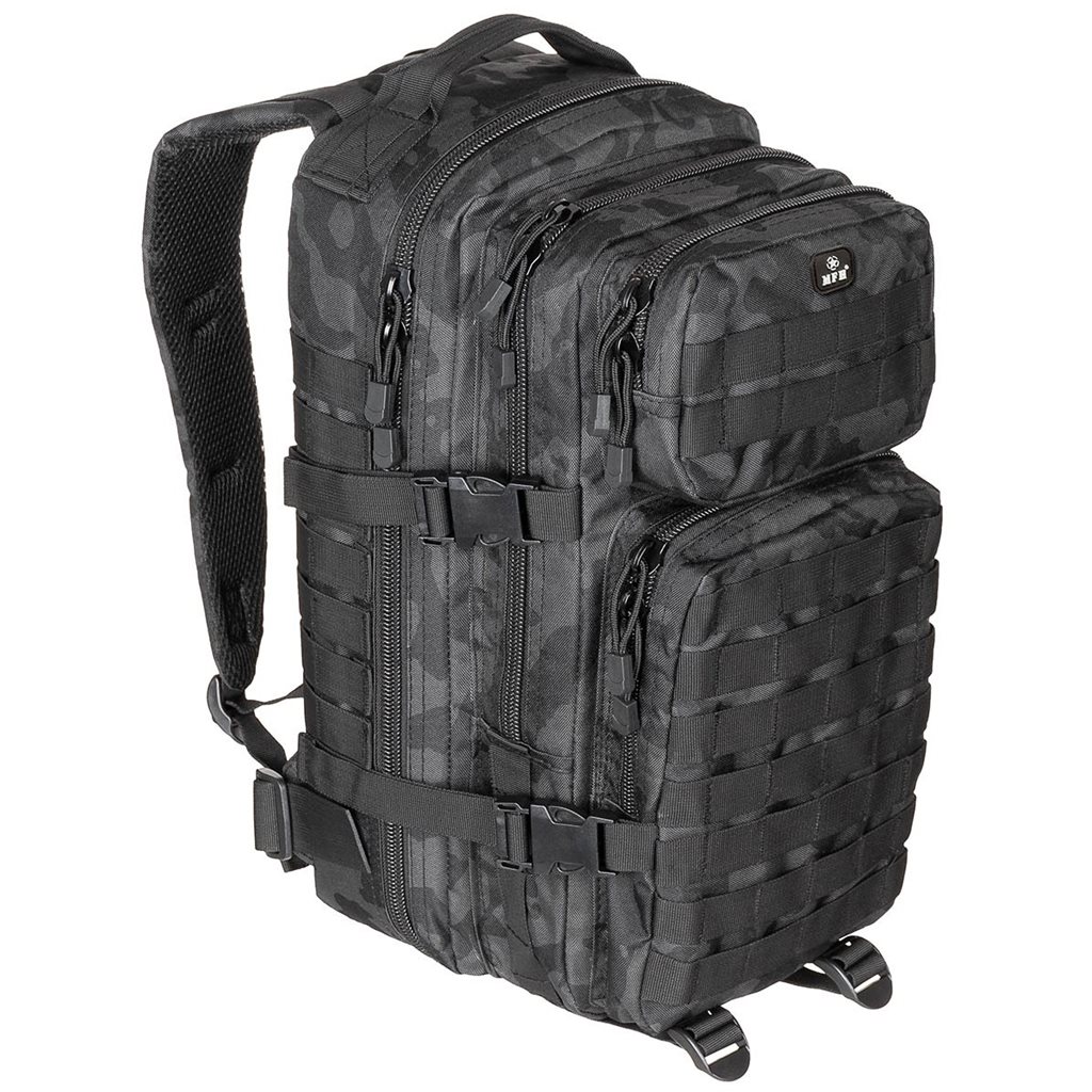 MFH batoh ASSAULT I malý 30 ltr. NIGHT CAMO