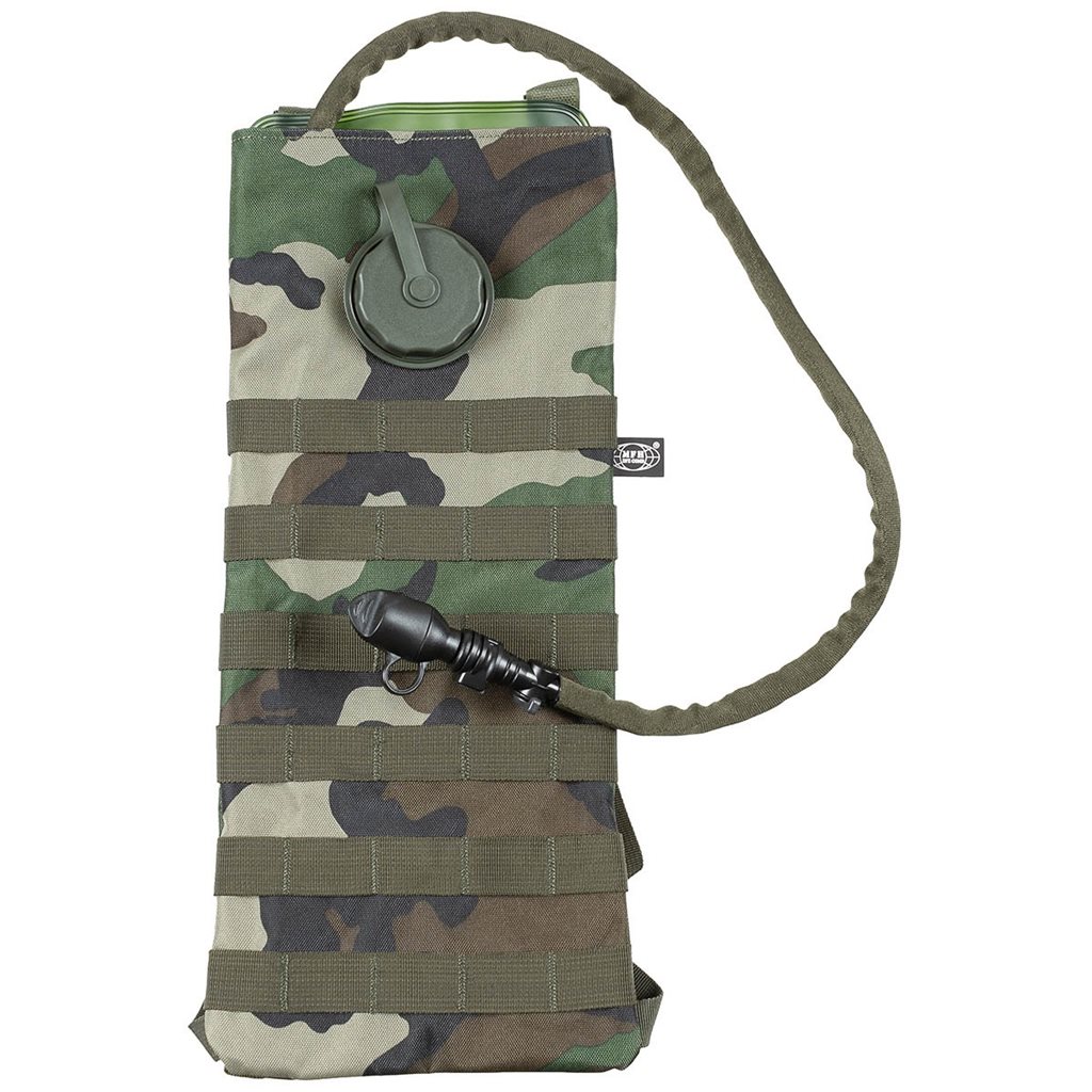MFH vak na vodu MOLLE 2,5 l WOODLAND