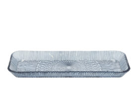 Bitz Obdélnikový servírovací tác Kusitha 38x14cm Blue