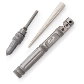 Kubotan GATCO SCEPTER 2.0 s brouskem a křesadlem