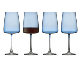 Lyngby Glas Sklenice na červené víno Zero 54 cl (4 ks) Blue