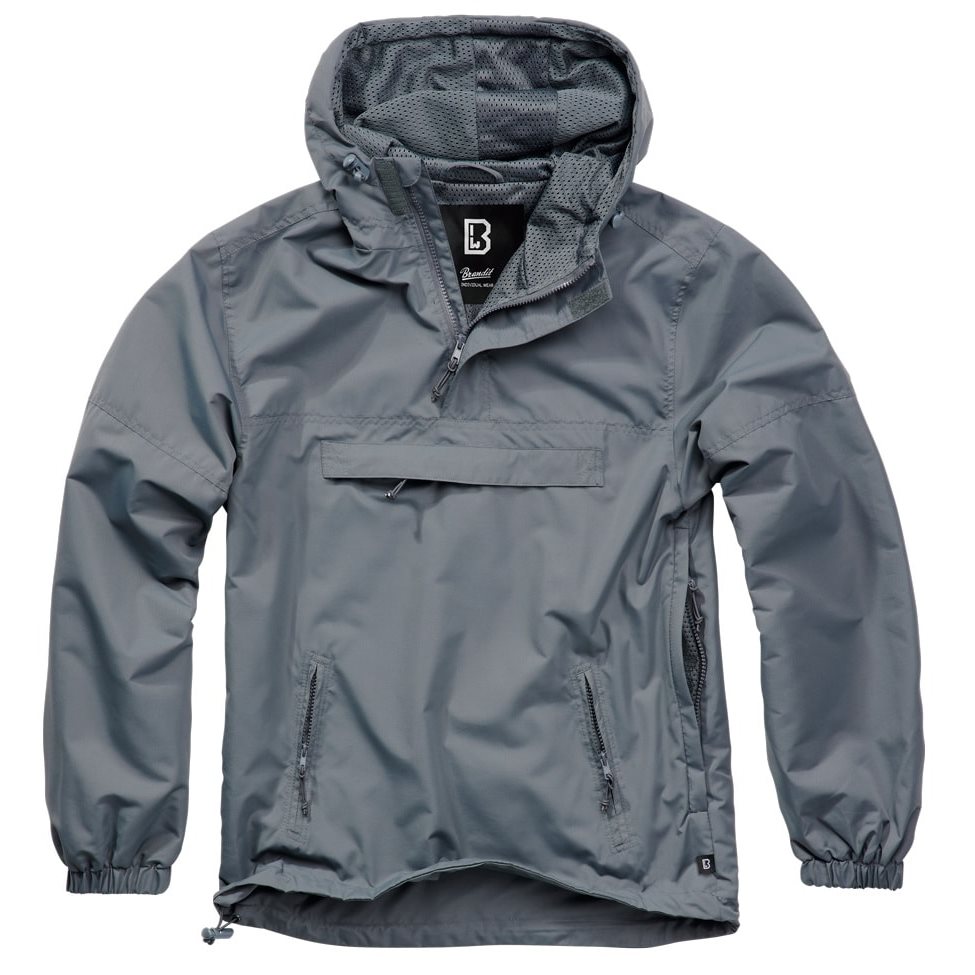 Bunda SUMMER WINDBREAKER ŠEDÁ vel. M