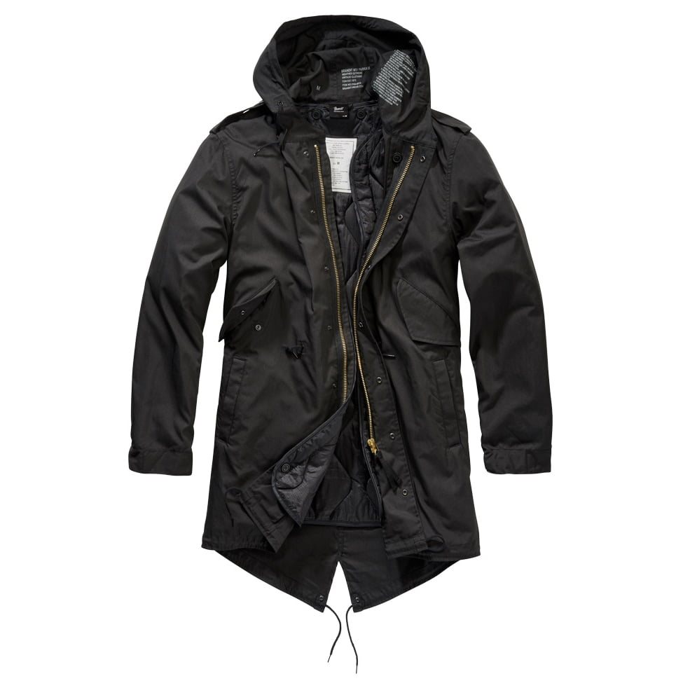 Bunda US M51 FISHTAIL PARKA ČERNÁ vel. L