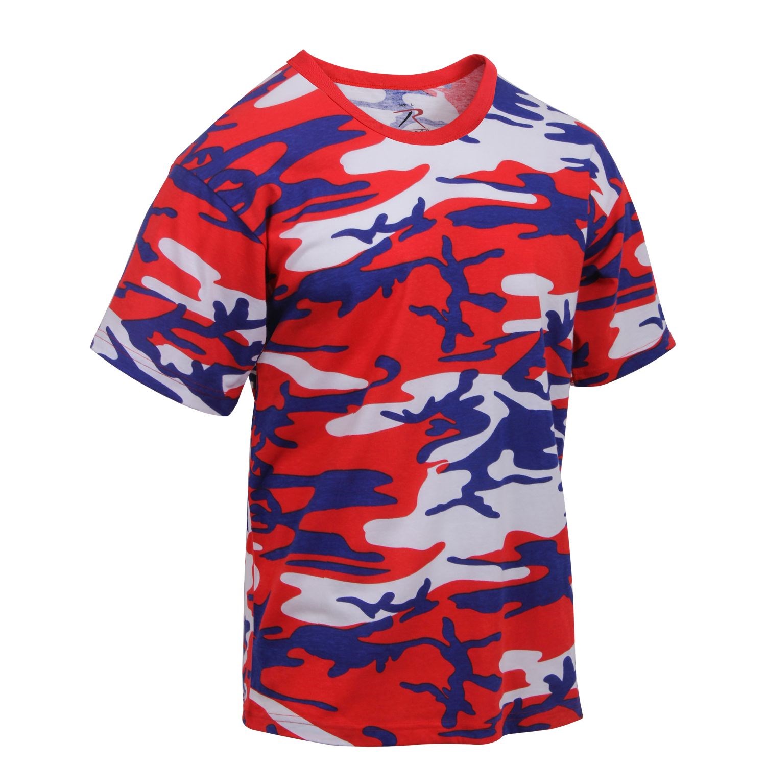 Triko TRIKOLORA CAMO (ČERVENO-MODRO-BÍLÉ) vel. L