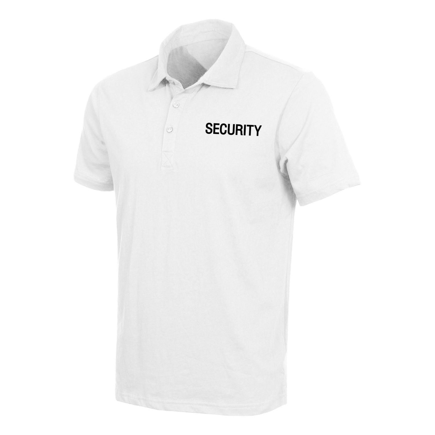 Polokošile s límečkem SECURITY krátký rukáv rychleschnoucí BÍLÉ vel. L