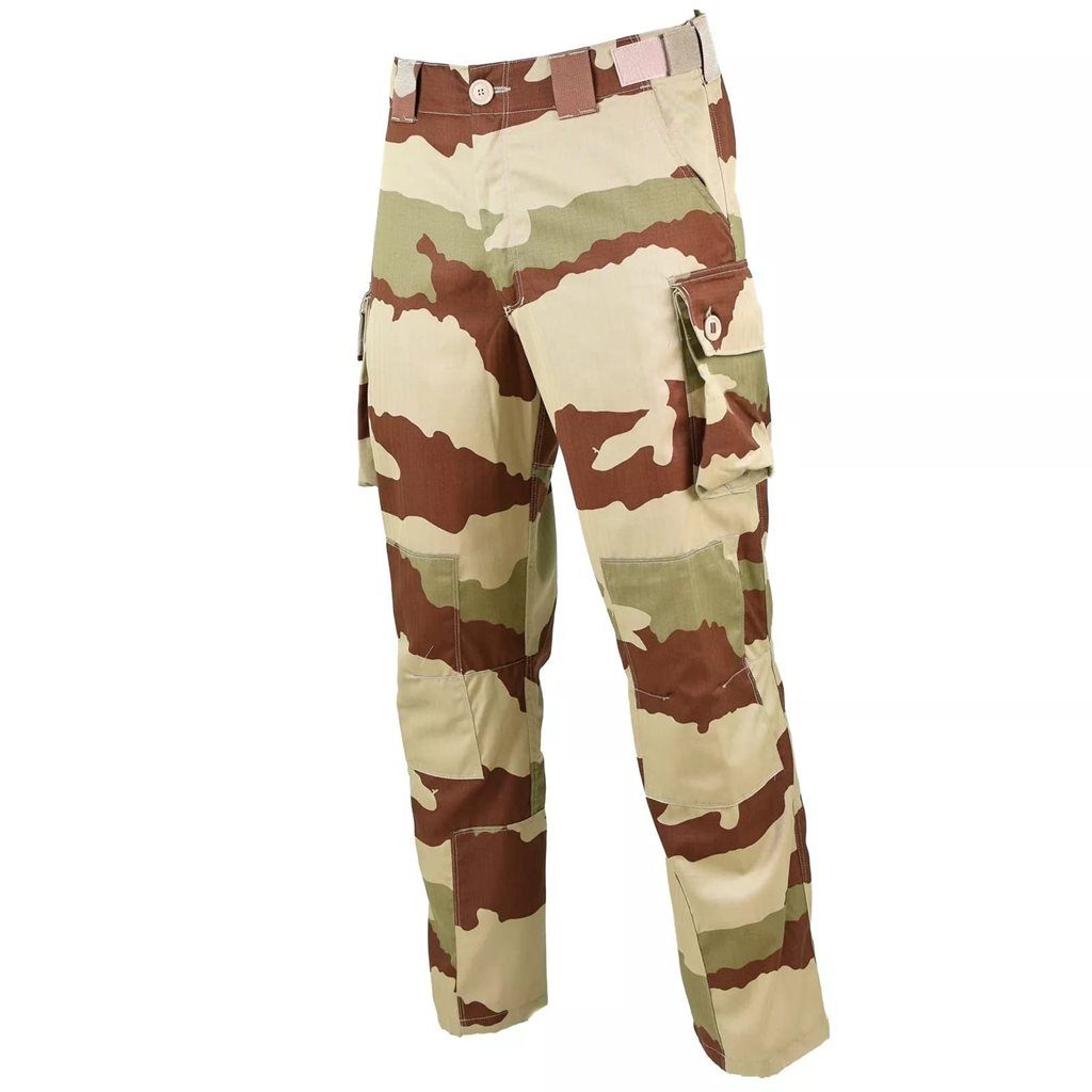 Kalhoty francouzské T4 COMBAT CCE desert camo vel. 96-76C