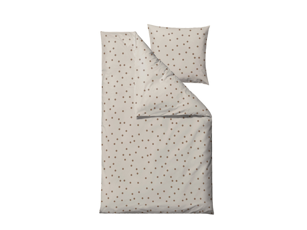 Södahl Bavlněné povlečení 140x220 Solaris Warm Taupe