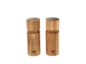 Holm Sada mlýnků na sůl a pepř z akáciového dřeva 15,2 cm (2 ks)