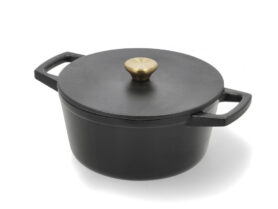 Holm Litinový kastrol kulatý 3,6l Black