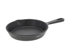 Holm Malá litinová pánev na smažení 14 cm Black