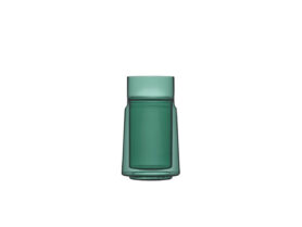 Jacob Jensen Dvoustěnná sklenice na latté Green 33 cl