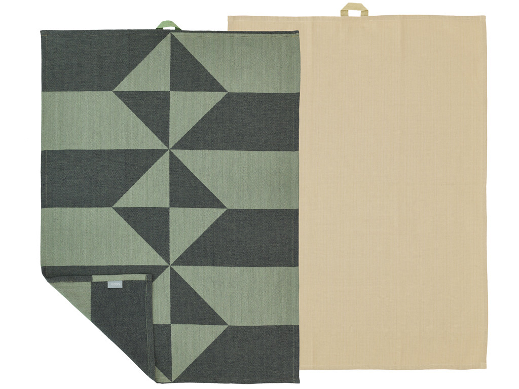Södahl Kuchyňská utěrka 50x70 Twist (sada 2 ks) Hedge Green
