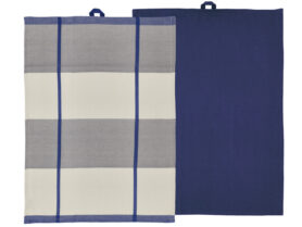 Södahl Kuchyňská utěrka 50x70 Blocks (sada 2 ks) Royal Blue