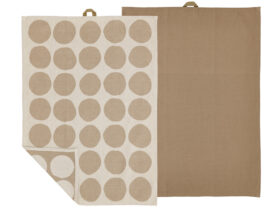 Södahl Kuchyňská utěrka 50x70 Bubbles (sada 2 ks) Warm Taupe