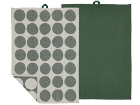 Södahl Kuchyňská utěrka 50x70 Bubbles (sada 2 ks) Pine green