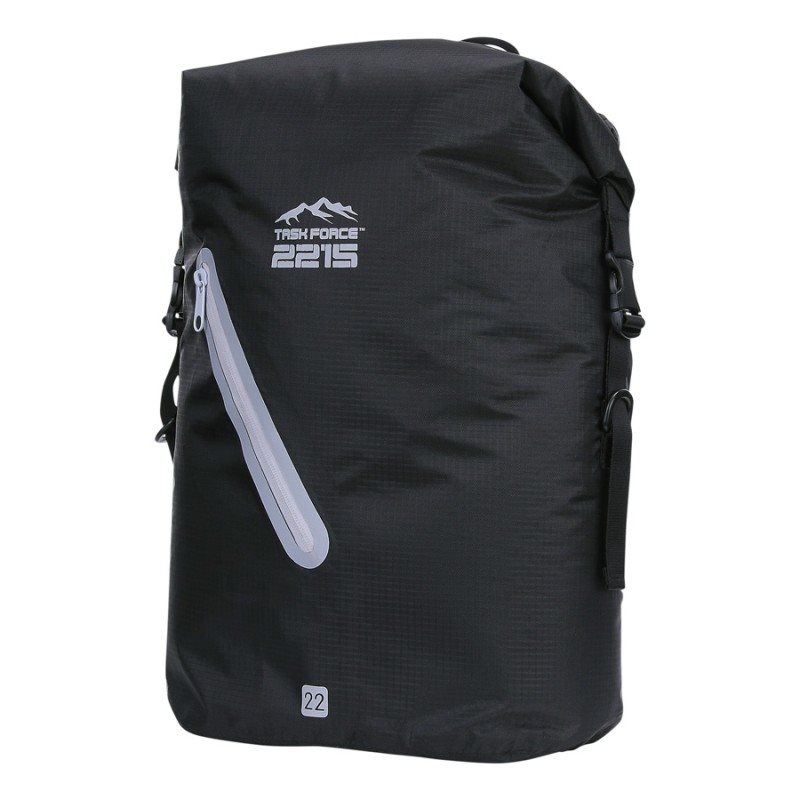 Task Force 2215 batoh vak BEAVERTAIL 22 L nepromokavý ČERNO/ŠEDÝ