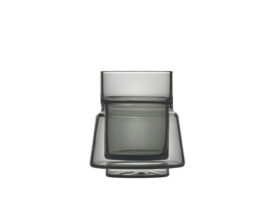 Jacob Jensen Dvoustěnná sklenice na espresso Black 7 cl