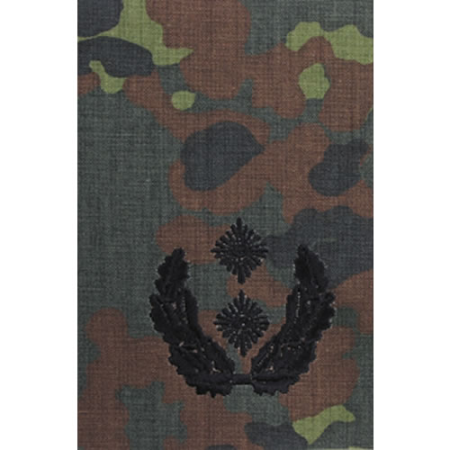 Bundeswehr nárameník BW OBERSTLEUTNANT FLECKTARN / černé vyšití