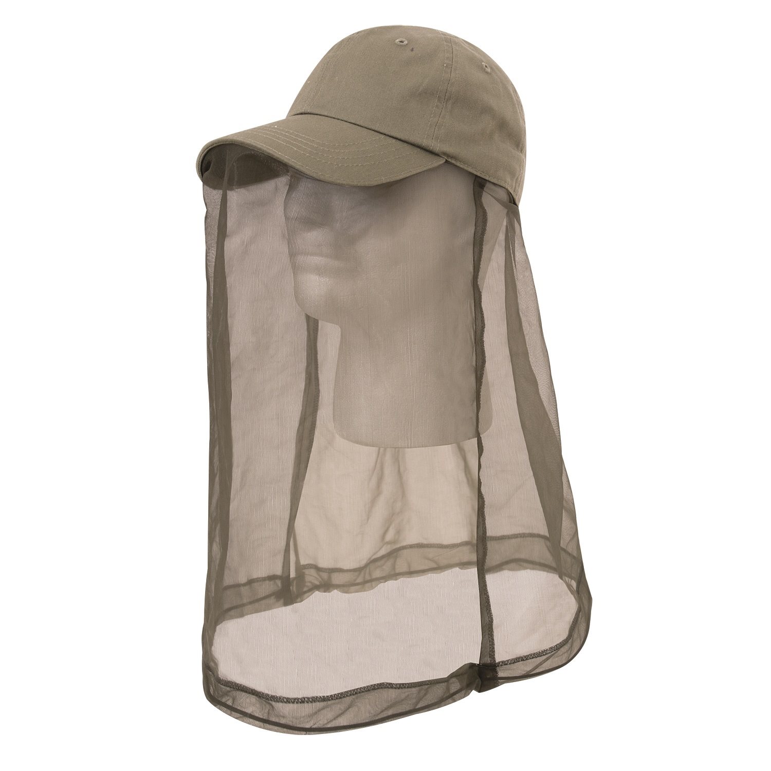 ROTHCO čepice BASEBALL OPERATOR s moskytiérou KHAKI