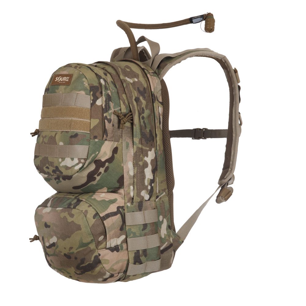 SOURCE batoh COMMANDER 10L včetně 3L vaku MULTICAM