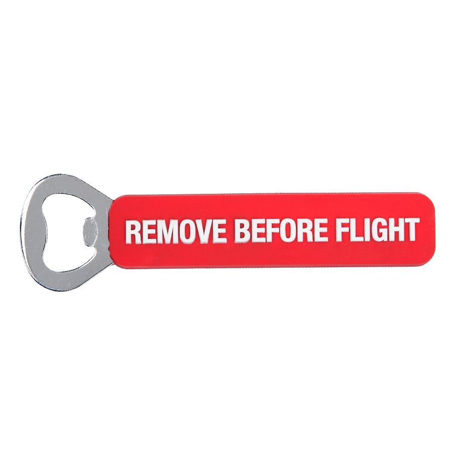 FOSCO otvírák na lahve REMOVE BEFORE FLIGHT