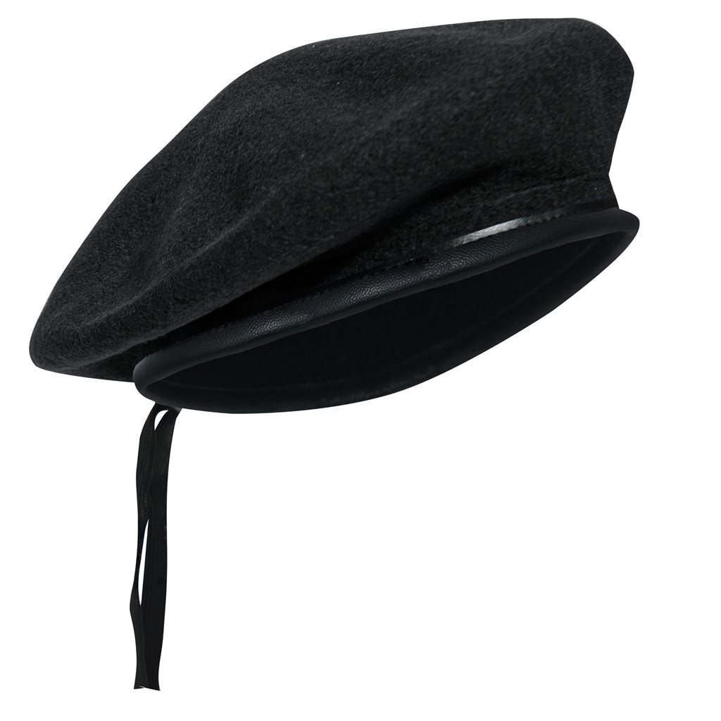 Baret MONTY vlněný ČERNÝ vel. S