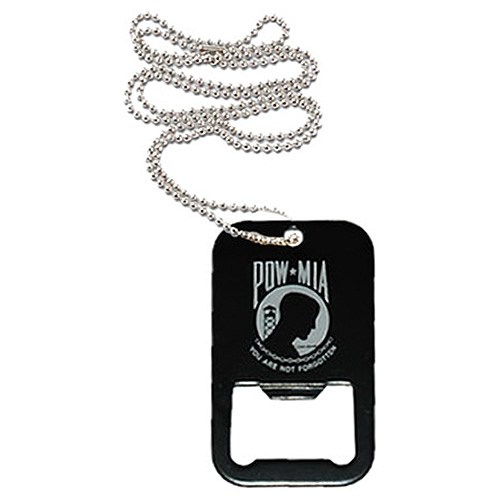 FOSTEX přívěšek na krk DOG TAG s otvírákem na lahve POW/MIA