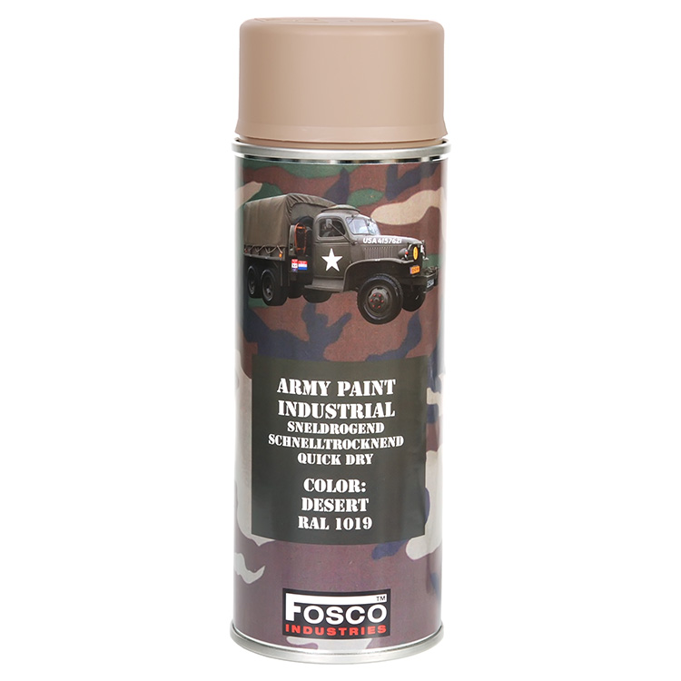FOSCO barva ARMY ve spreji 400ml RAL 1019 PÍSKOVÁ DESERT