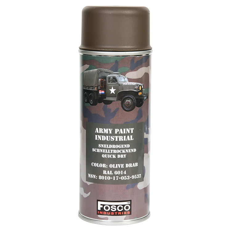 FOSCO barva ARMY ve spreji 400ml RAL 6014 OLIVOVÁ