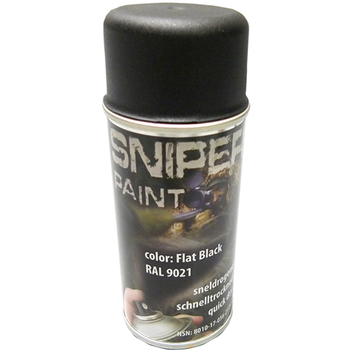FOSCO barva ARMY ve spreji 150ml RAL 9021 / MATNÁ ČERNÁ