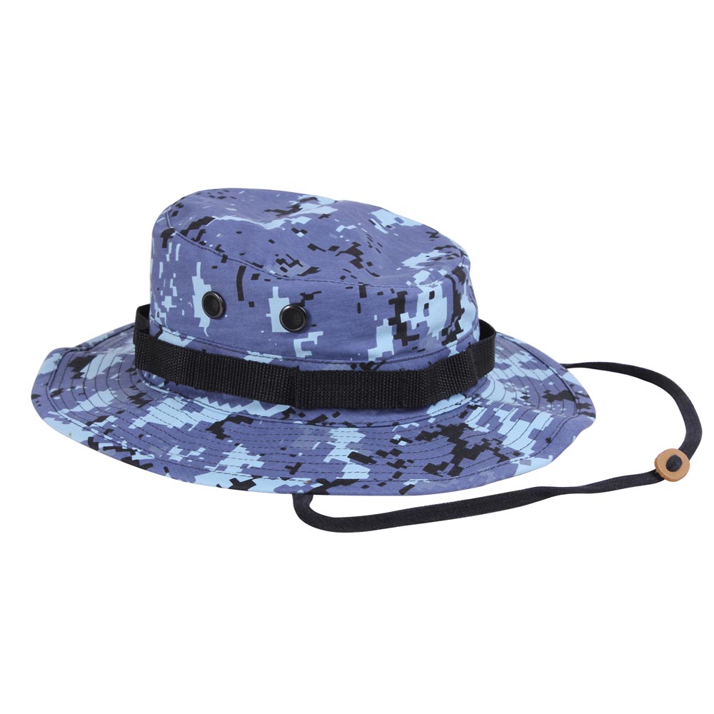 Klobouk BOONIE SKY BLUE CAMO DIGITAL vel. 7