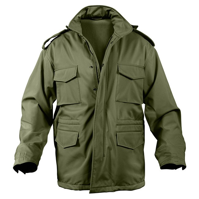 Bunda US M65 SOFTSHELL ZELENÁ vel. M