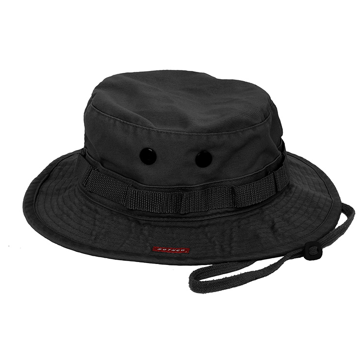 Klobouk VINTAGE BOONIE ČERNÝ vel. 7