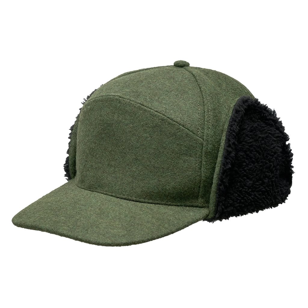 BRANDIT čepice zimní Lumberjack ZELENÁ