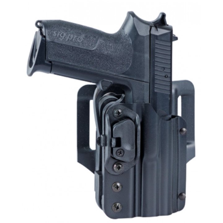 DASTA pouzdro pistolové pro skryté nošení PHDLB opaskové CZ P-10C, Glock 19 PRAVÉ