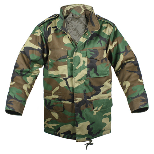 Bunda dětská US M65 FIELD WOODLAND vel. XL